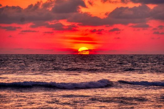 Classic Sunset White Beach