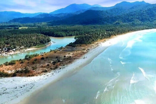Extraordinary White Sand Beach Peninsula Estate