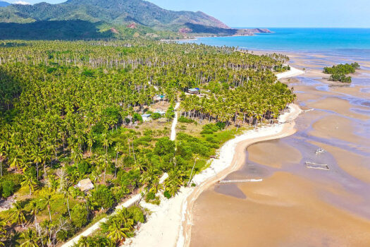 Tropical White Beach Estate with Sandbars