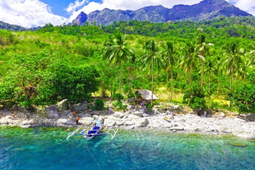 White Tropical Seafront Sunset