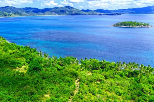 White Tropical Seafront Sunset