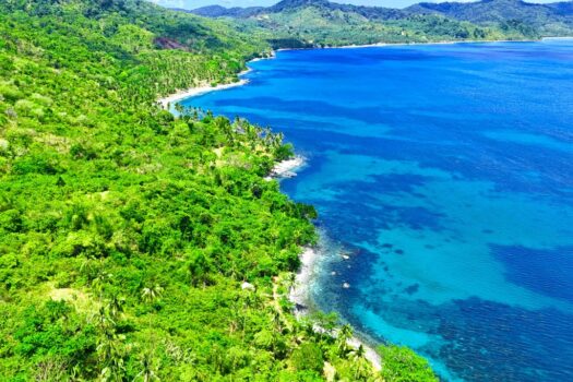 White Tropical Seafront Sunset