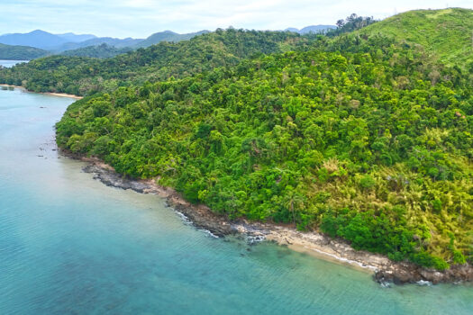 Elevated Seafront Estate with Island Views