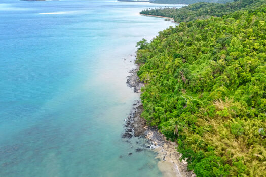 Elevated Seafront Estate with Island Views