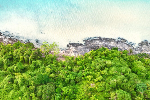 Elevated Seafront Estate with Island Views